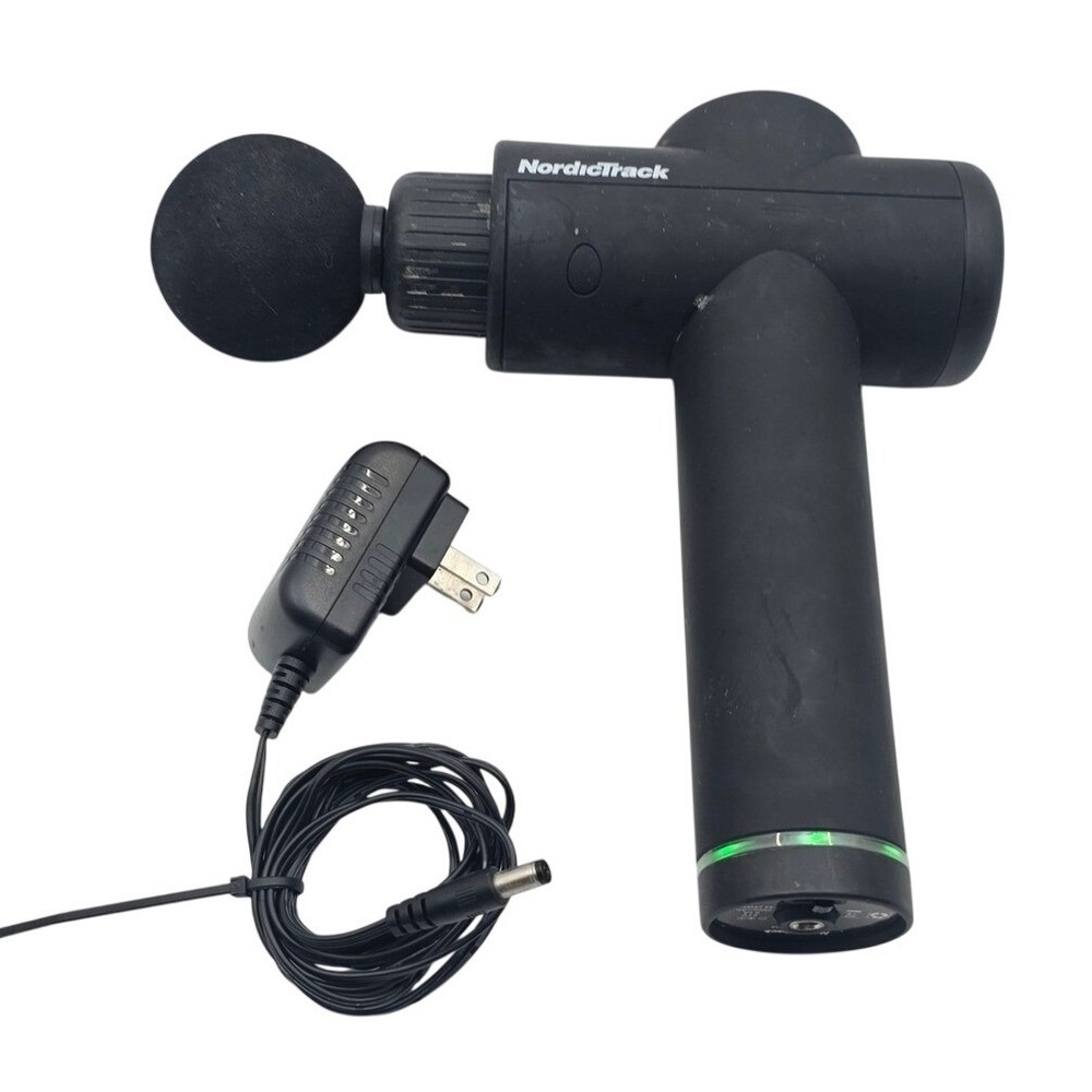 NordicTrack Percussion Massage Gun Deep Tissue Massager Black with Charger P1